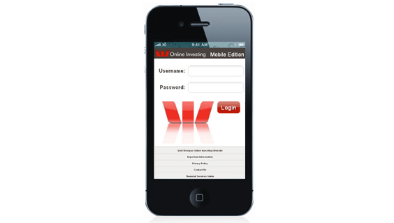 To add Westpac Online Investing to your iPhone or iPod Touch home screen, 